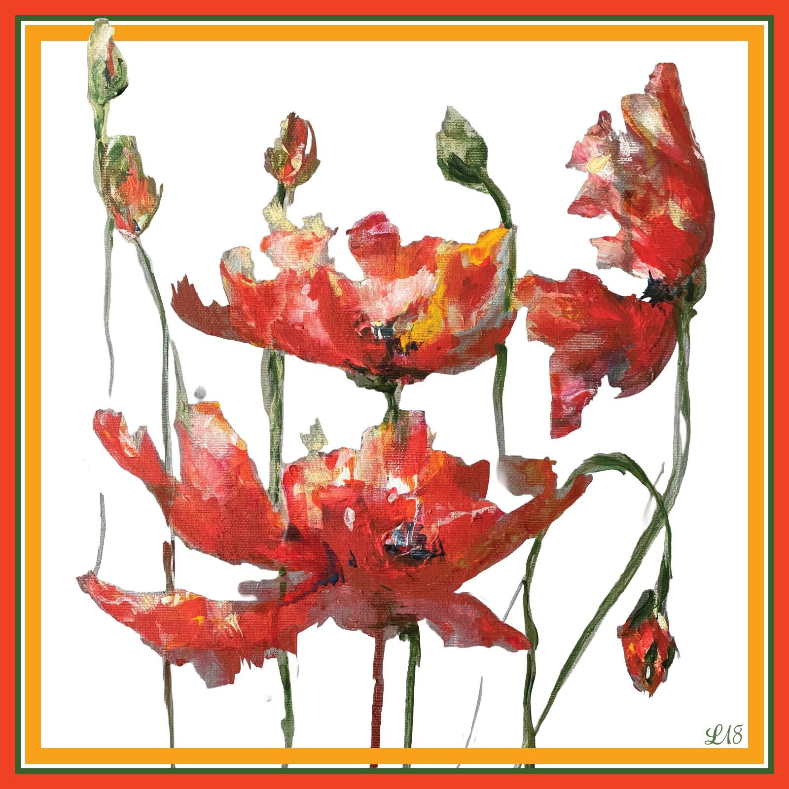 Silk scarf — N5